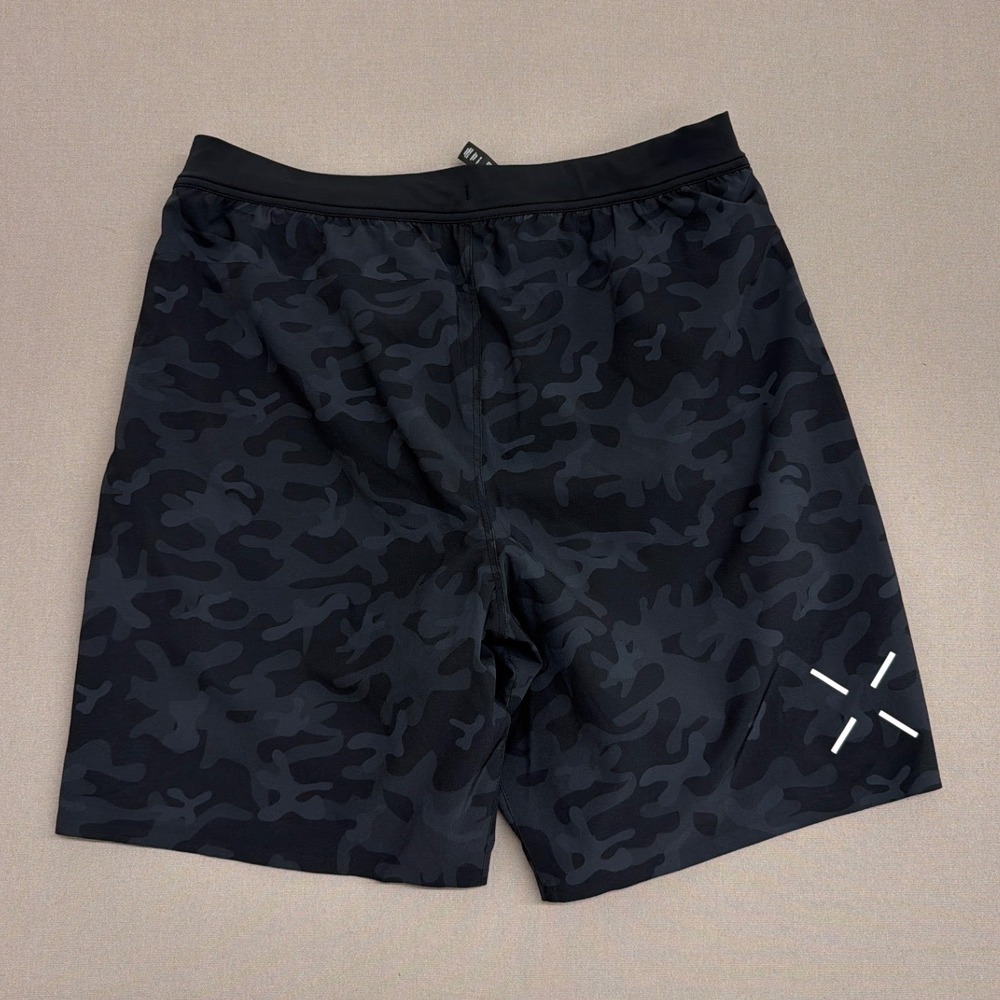 Ten Thousand Interval Shorts Mens XL Black Camo 7 Inch Inseam Lined Training - Picture 2 of 9